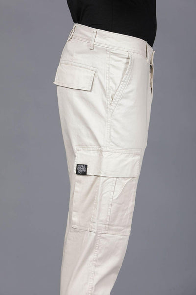 Cream Cargo Pants - English Colours